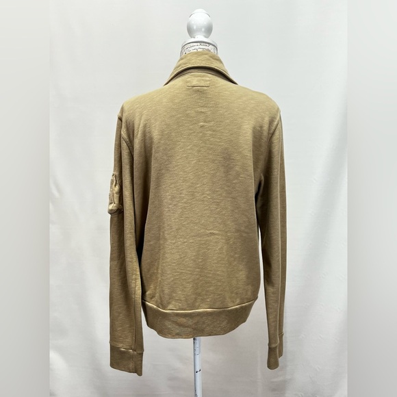 DENIM & SUPPLY Ralph Lauren Khaki cotton full zip jacket size XL - Picture 6 of 12